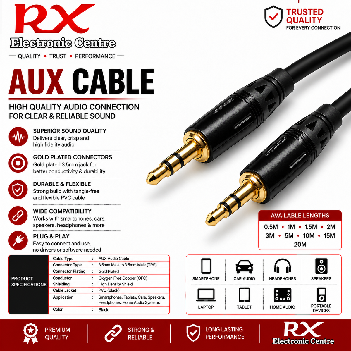 Premium AUX Cable