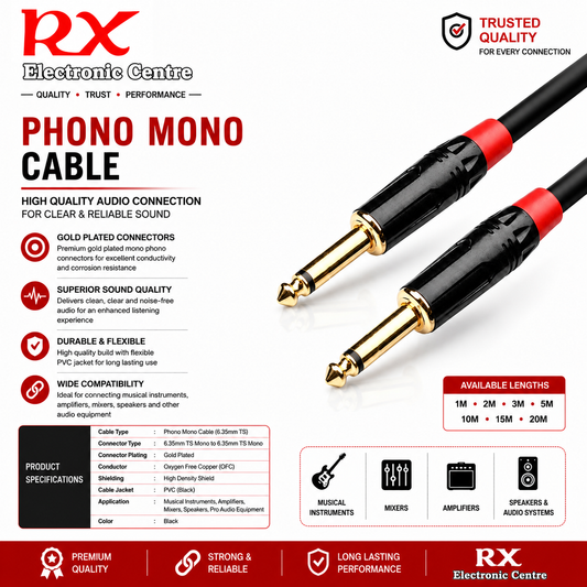 Premium Phono Mono Cable